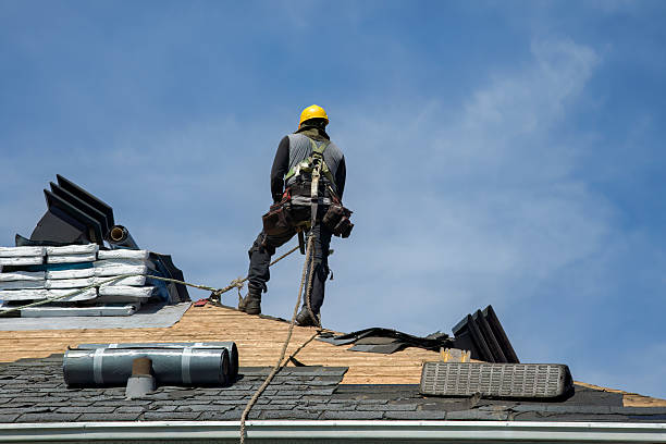 Professional Roof Replacement technician working in Collinsville, CT
